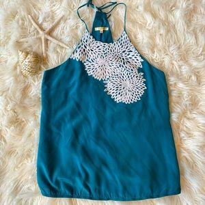 SiLK Matty M Teal tank
